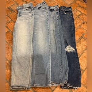 AE Size 4 Mom jeans lot